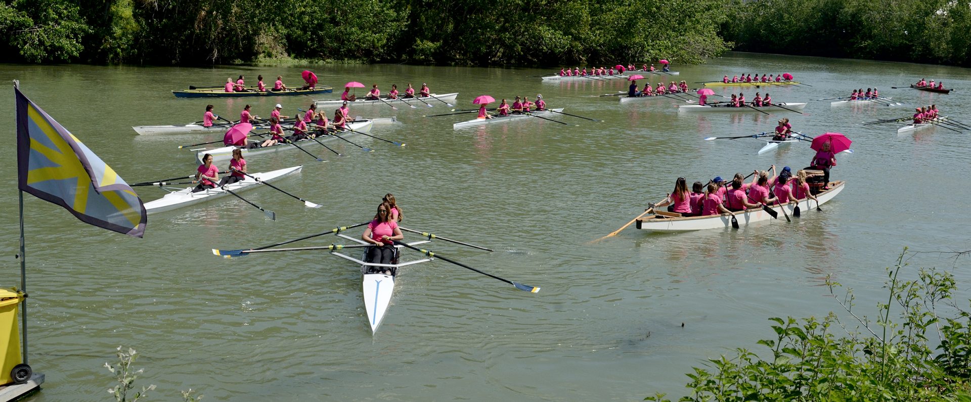 Un «Fiume in rosa» per la prevenzione