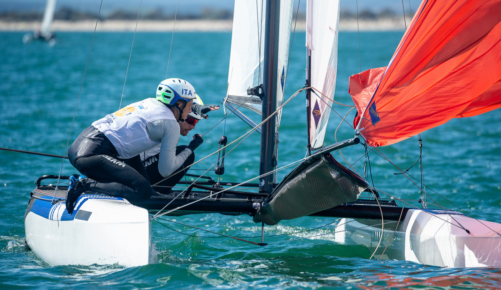 Nacra 17: Caterina Banti con Ruggero Tita sul tetto del mondo per la terza volta di fila