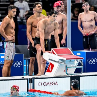 Olimpiadi: c'è la prima medaglia per l'Aniene con il bronzo della 4x100sl maschile