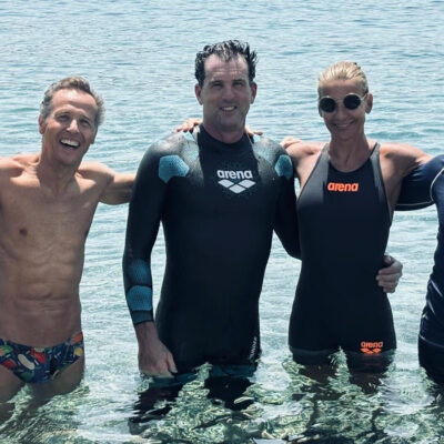 La sfida/A nuoto per la traversata dello Stretto di Messina