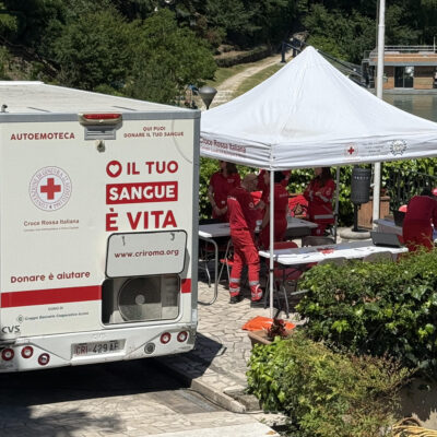 L’Aniene scende in campo con la Croce Rossa