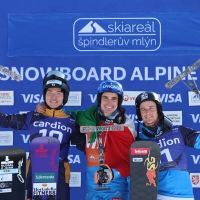 Snowboard, gioia Felicetti: pennella le ultime porte ed è terzo