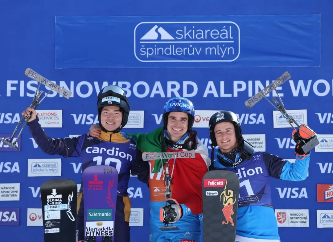 Snowboard, gioia Felicetti: pennella le ultime porte ed è terzo