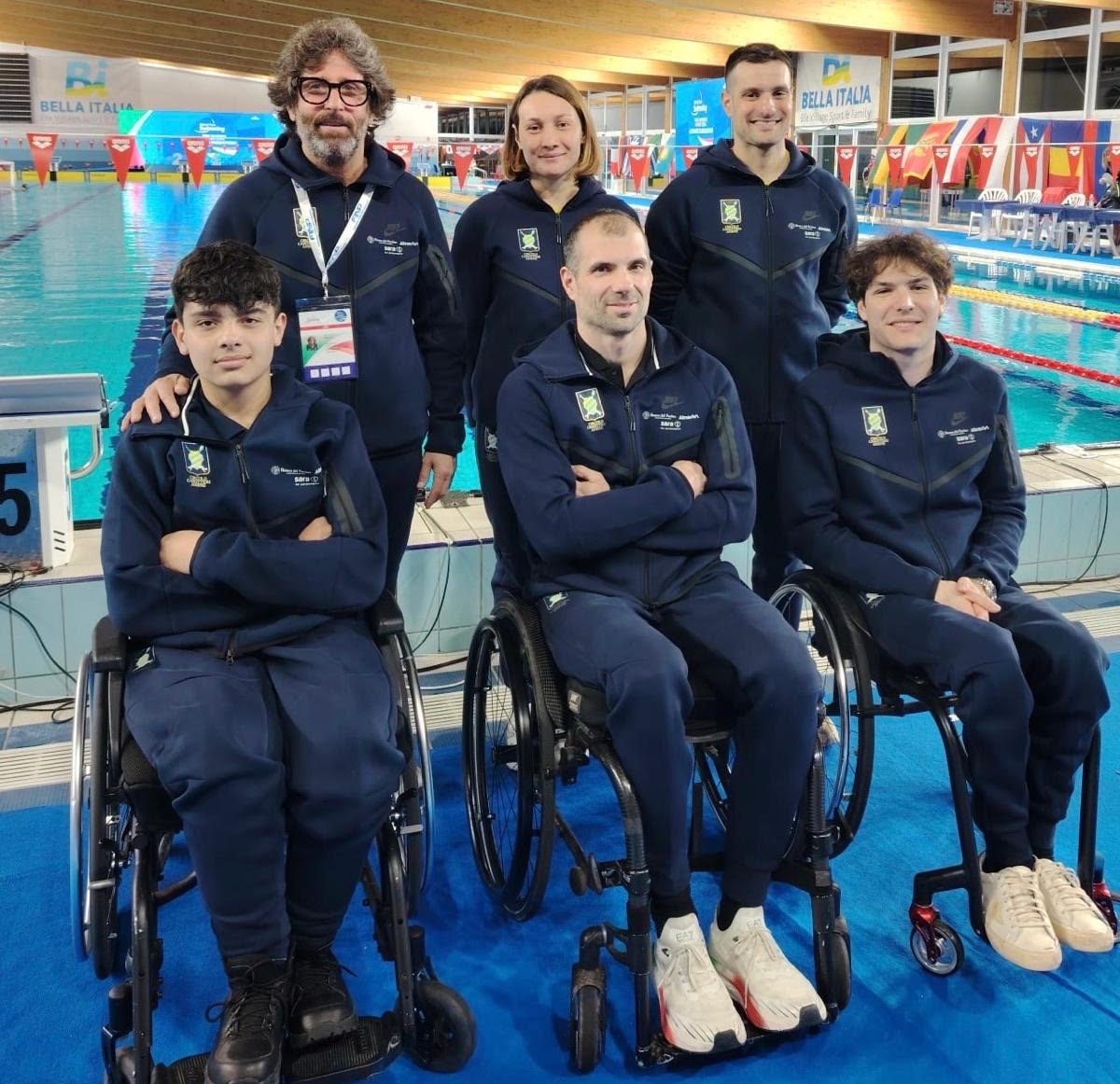 Nuoto paralimpico: dieci successi dell'Aniene ai campionati italiani