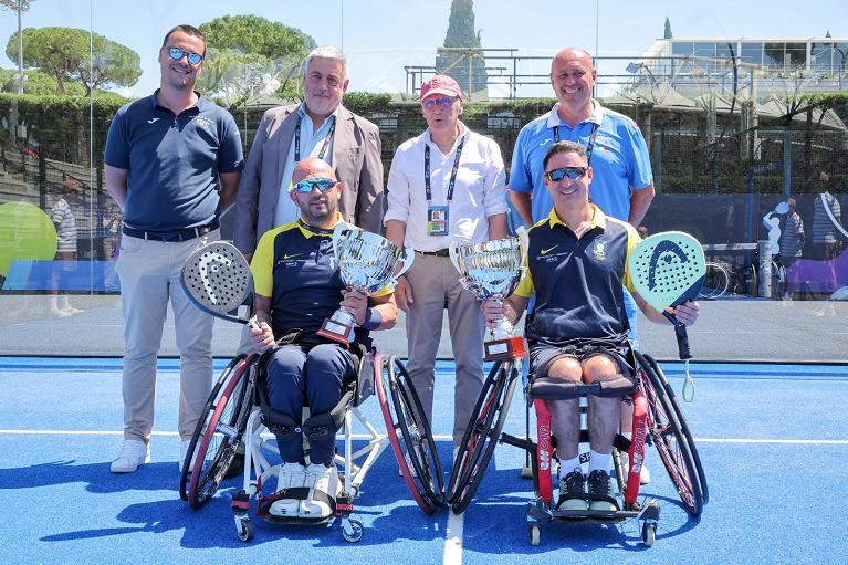Galliano-Taramelli, successo bis al BNL Italy Major Wheelchair Padel