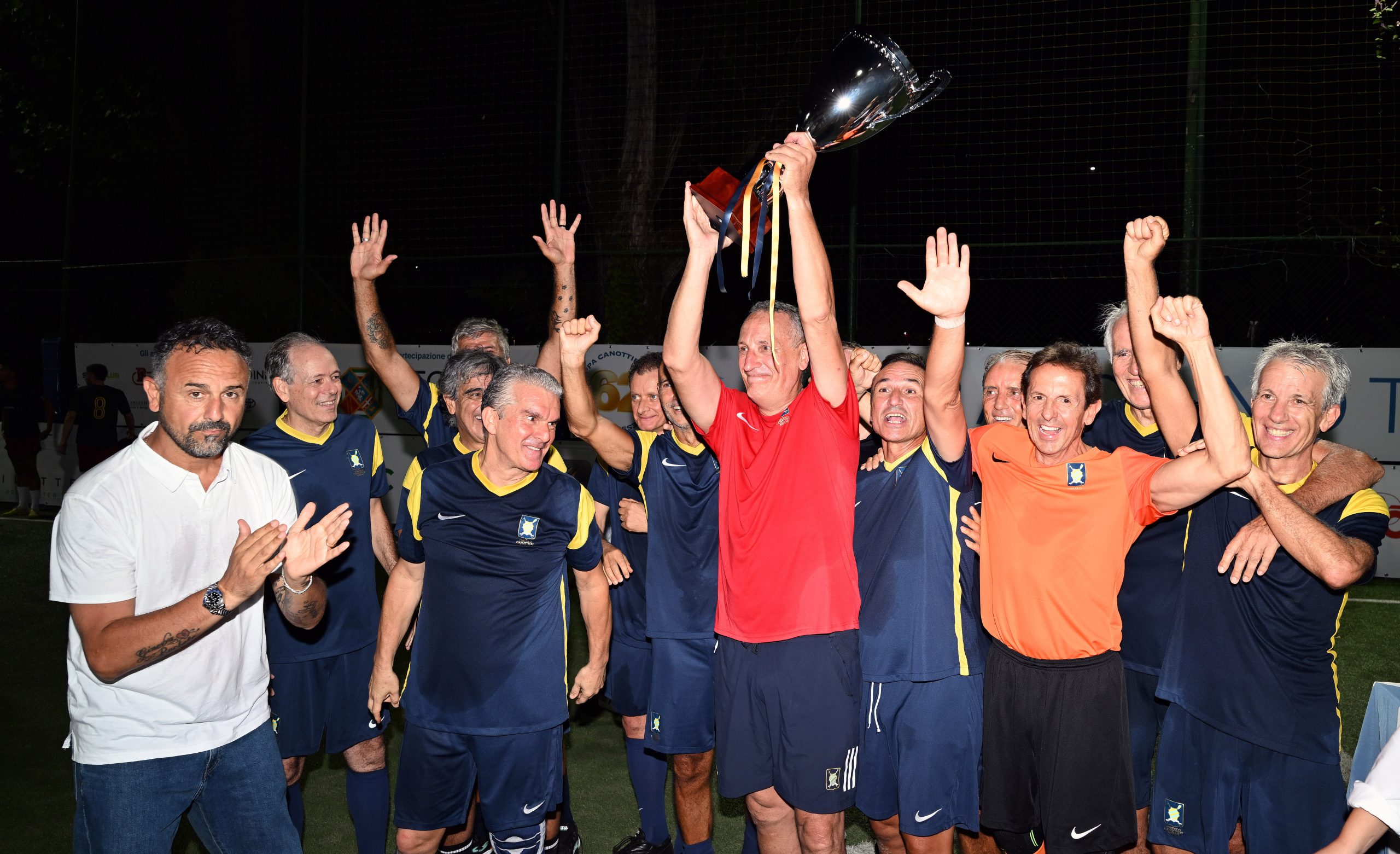 La Coppa Canottieri Over 60 è dell'Aniene: cinque gol di Mancini