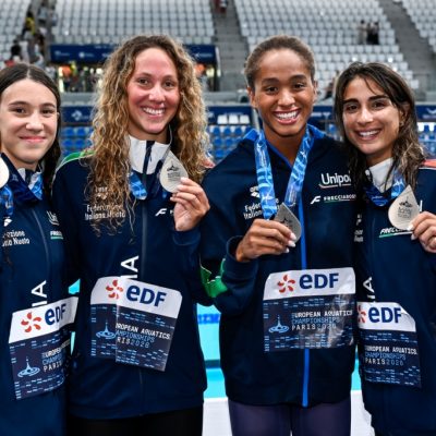 Nuoto, l’argento europeo della 4x100sl ha la firma di Emma Virginia Menicucci