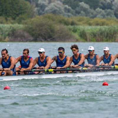 Canottaggio/Europei a Varese: brilla l’otto con Leo Pietro Caprina. Argento con il 4PR3 mix