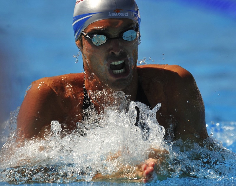 Alessio Boggiatto in azione (foto POOL ROMA 2009.COM)