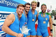 Palmisano-Paonessa-Fossi-Agamennoni medaglia di bronzo nel quattro senza